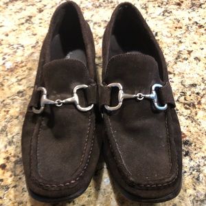 9 1/2 men’s loafer brown suede CK
